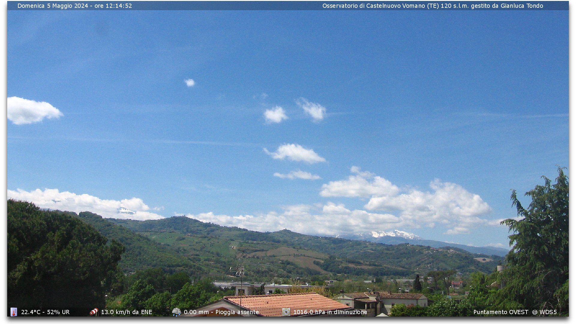 Webcam a Castelnuovo Vomano